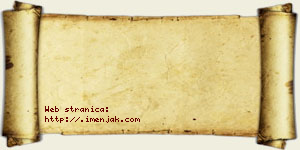 Emilija Rudić vizit kartica